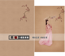 New photo studio photo costume background ancient style photo photography theme background cloth Peach Blossom Jade song