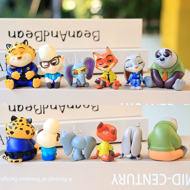 Зоотропик Cartoon Blind Box Model милый животный Джуди Найк кукольные периферийные украшения