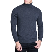 Mùa thu và mùa đông nam áo len cashmere len len dày áo len mùa đông áo len cổ cao nam - Áo len Cashmere áo sơ mi nam trung niên