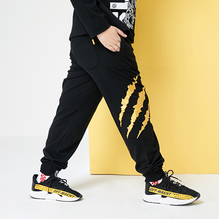 trẻ em béo sweatpants quần cậu bé lớn Loose trẻ em kích thước lớn ăn mặc mùa thu váy chất béo childrens quần bé trai quần tây giản dị mỏng