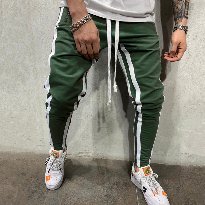 Muscle Bull Sports Pants Running Training Casual Long Pants Fitness Pants Dog Brothers Pure Cotton Breathable straight tube Pants Tide