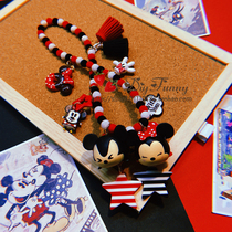 Disney TSUM Mickey Minnie Goofy Car Ornament Car Rearview Mirror Car Interior Pendant Car Decoration Creative Gift