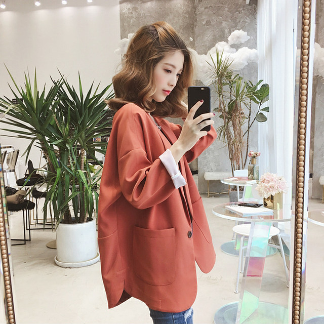 Small suit jacket women's design niche 2024 new Korean version loose casual slim small suit top