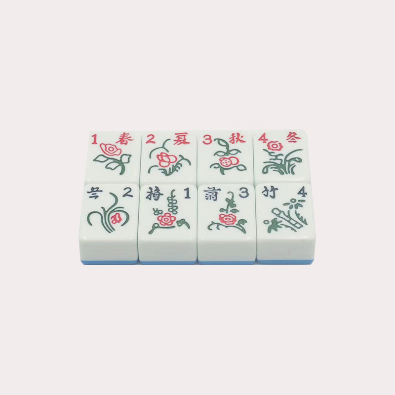 Automatic mahjong machine Mahjong mahjong Mahjong Single Card With Single Mahjong 8 Zhang Flower Spring Summer and Autumn Winter Meran Takeo-Taobao