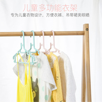Friend hoyo multifunctional non-trace hanger non-slip non-marking household clothes hanging thick plastic childrens clothing support