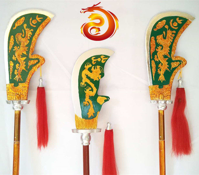 Special Price Guan Great Knife Qinglong Moon Knife Opera Wooden Prop Theatrical Supplies Guan Clouds Long Guan Male Knife Unopened Blade