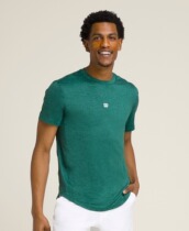 Wilson Mens Fall Everyday Performance Top - Green--WM000114