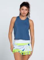 Lucky In Love Womens Steel Going Strong Ace It Tank-CX040-4