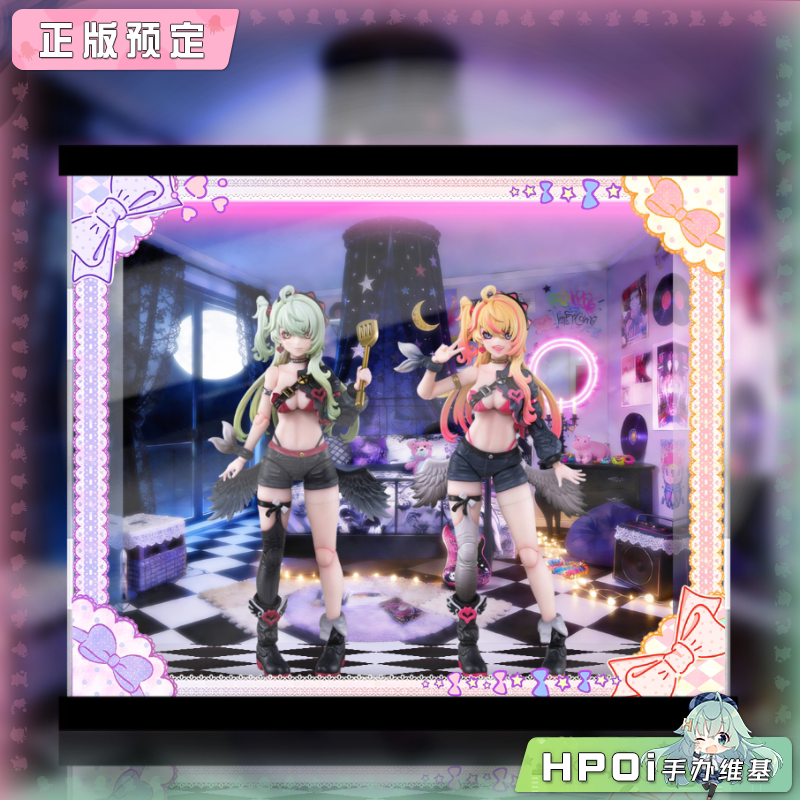 展示盒 次元具象 魔音天使 星川猫猫 机娘 可动 手办