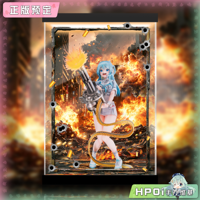 展示盒 HSK 胜利女神 妮姬 谢芙蒂 身陷恐慌 手办