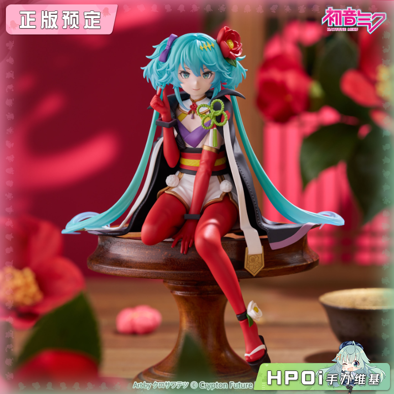 初音未来 压泡面 花仙子 山茶花 景品 手办