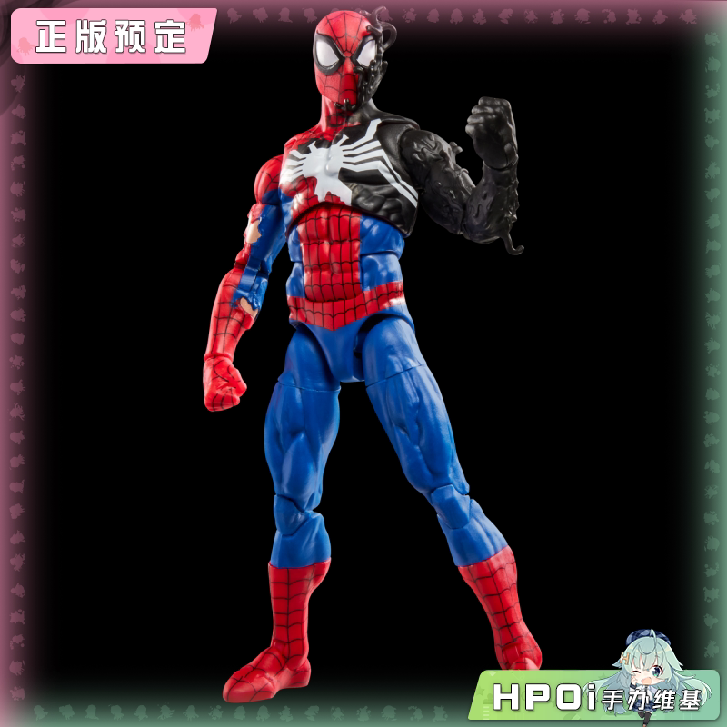 孩之宝 漫威传奇 秘密战争 共生体战衣蜘蛛侠 手办