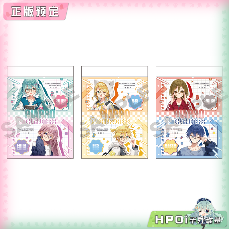 CRUX V家 初音未来 miku 眼镜造型 迷你便签本 周边