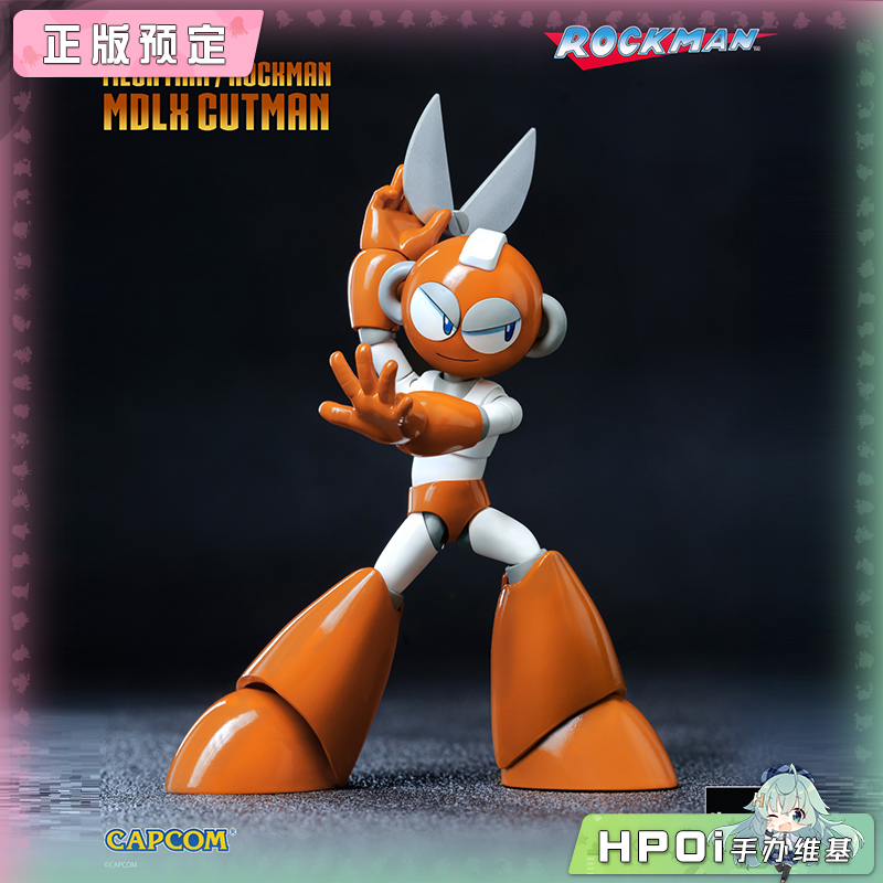 Threezero 洛克人 MDLX 剪刀人 人偶 可动手办