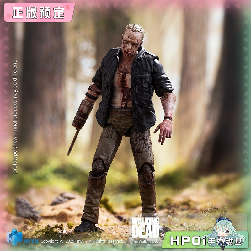 HIYA 迷你系列 行尸走肉 莫尔 行尸形态 可动手办