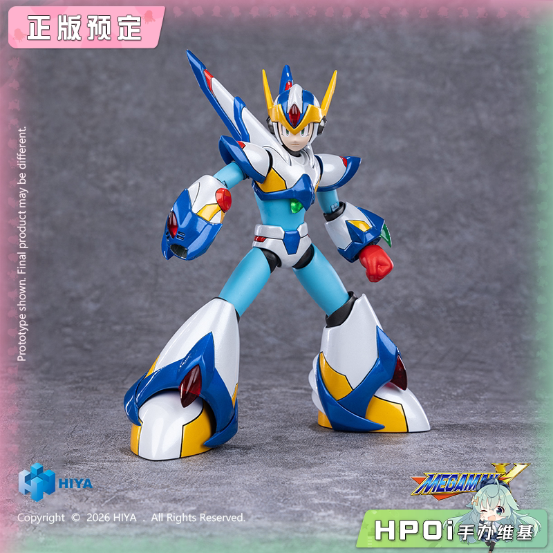 HIYA 海雅玩具 洛克人X 艾克斯 猎鹰装甲版 可动手办