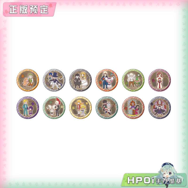 A3 金色的卡修 graffart 豆豆眼 Q版吧唧徽章 周边