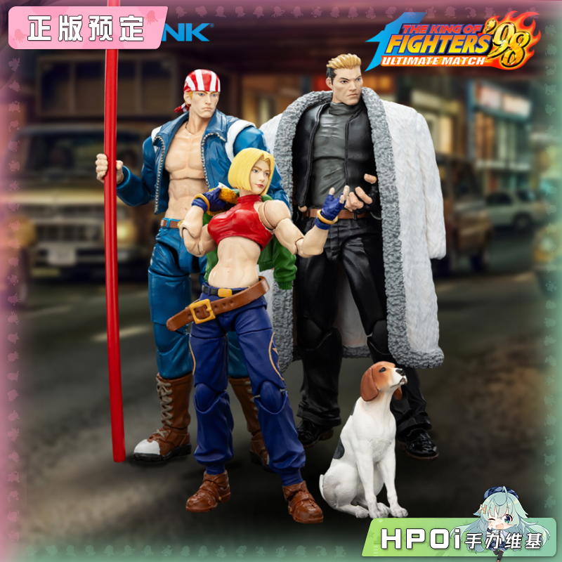 Joytoy 暗源 拳皇 98UM 97特别队 三人组 可动手办