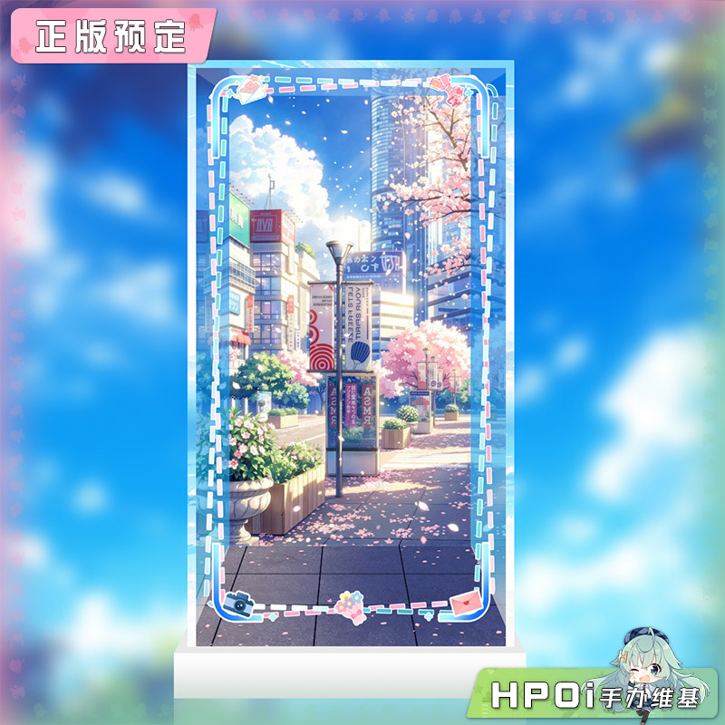 展示盒 GSC hololive白上吹雪 大神澪 约会便装 手办