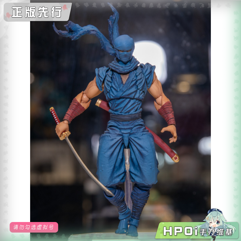 海洋堂 忍者龙剑传 转轮科技 龙隼 可动 手办