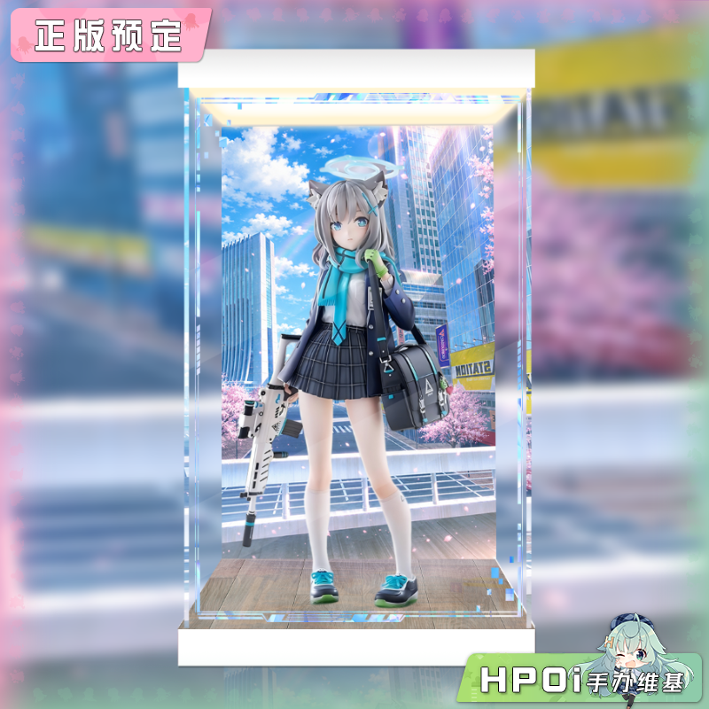 展示盒 Phat! 蔚蓝档案 Blue Archive 砂狼白子 手办