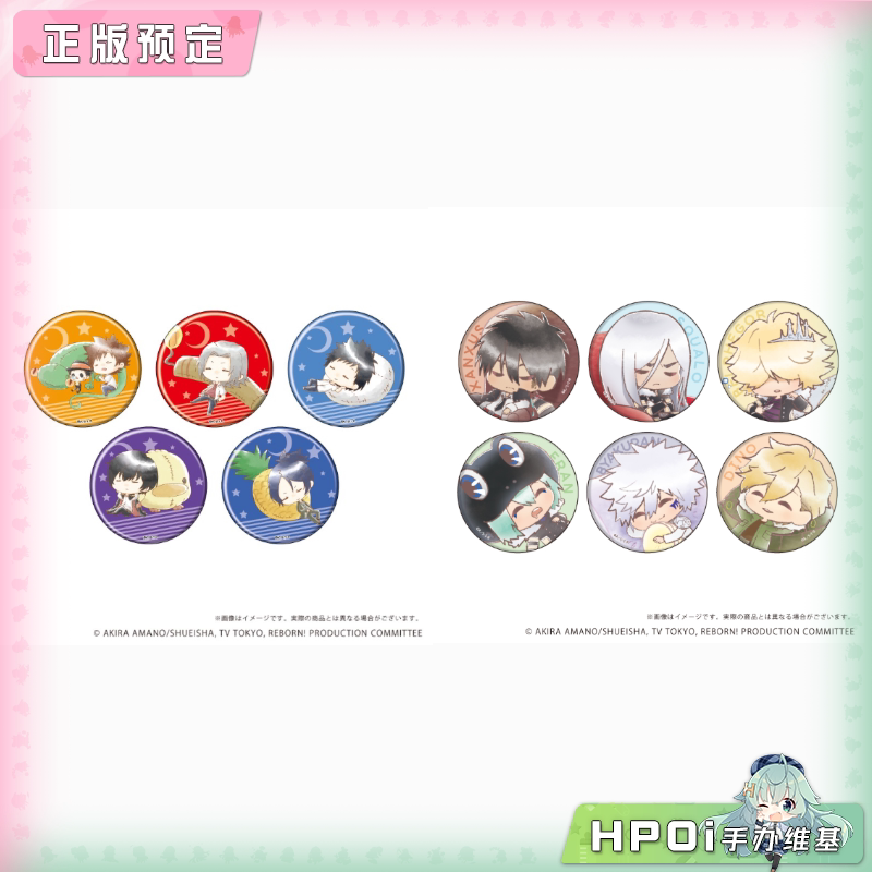 A3 家庭教师 HITMAN REBORN! 入睡ver Q版 徽章 周边