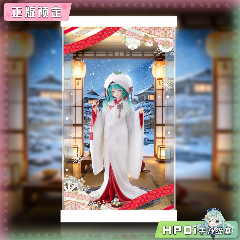 展示盒 TAITO AMP MIKU 初音未来 雪未来 2013 手办