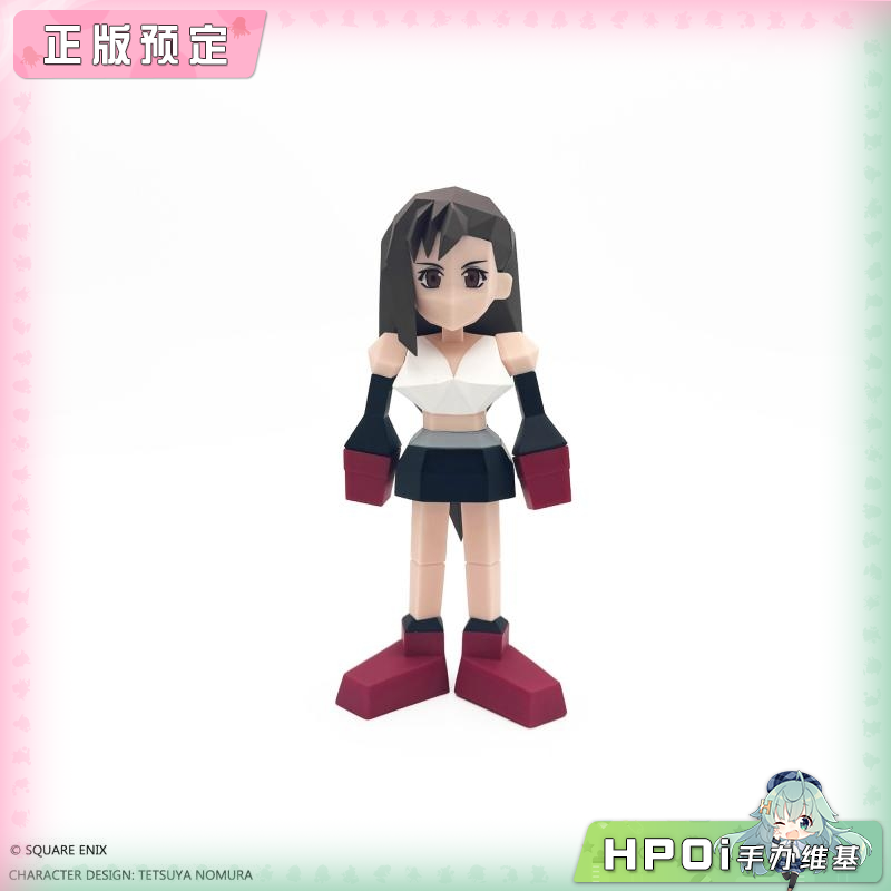 SQUARE ENIX Polygon 最终幻想 VII 软胶 蒂法 手办