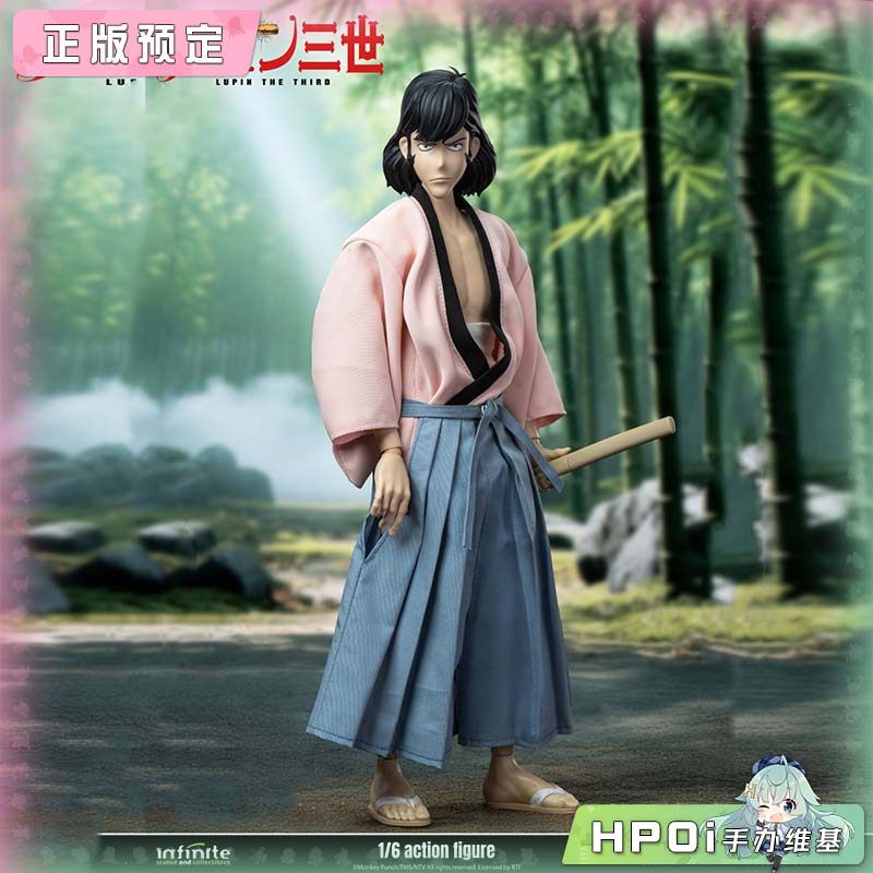 Infinite鲁邦三世意大利游戏 石川五右卫门 可动手办