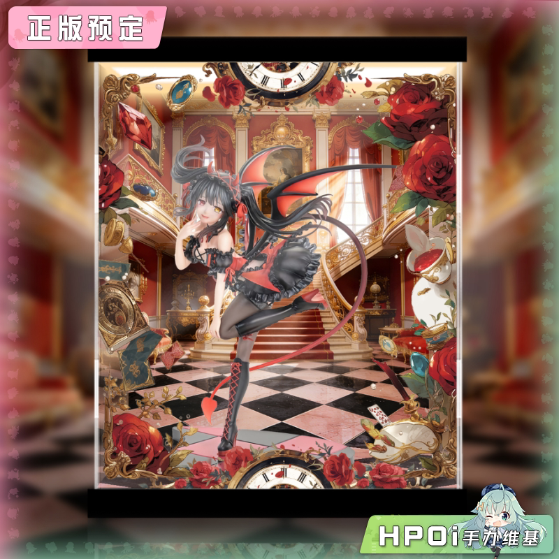 展示盒 P1S 约会大作战 时崎狂三 魅魔 手办