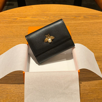 The new card female bee leather mass clip small card pack duo ka wei contacts organ ferrule