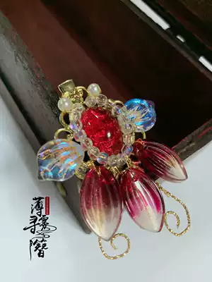 (Mist found hairpin) small koi Hanfu accessories antique Bob fa chai comb Bob bu yao cos hairclip