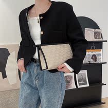 Fog Flowers New Makeup Bag Japan-Japan Print Hand Grab Cloth Brief Multifunction Color Makeup Skin Care Containing Lady Makeup Bag