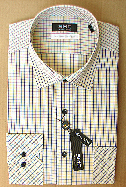 Anti-Wrinkle Men's Shirt Choya Butterfly Arrow 100% Cotton Seamless No-Iron Machine Washable Plaid Long-Sleeved Slim Fit Spring and Summer Ck039 Anti-Wrinkle Men's Shirt Choya Butterfly Arrow 100% Cotton Seamless No-Iron Machine Washable Plaid Long-Sleeved Slim Fit Spring and Summer Ck039