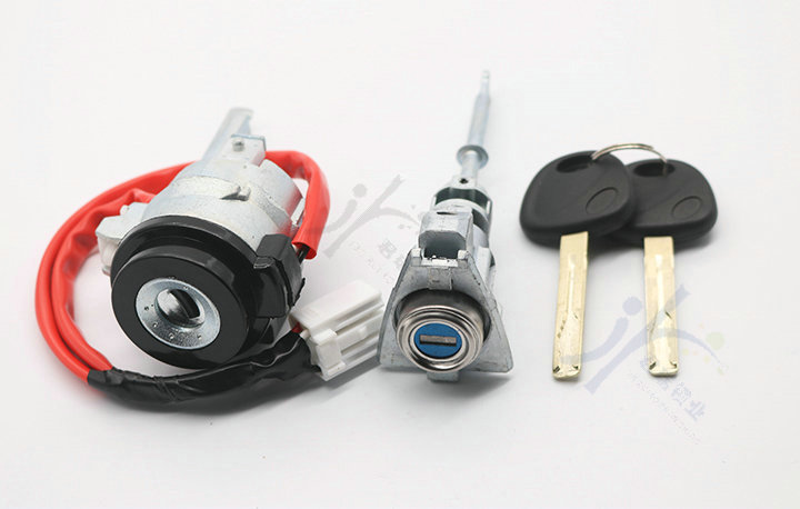 Hyundai IX35 Full Car Lock Cylinder New Old IX35 Ignition Lock Cylinder Left Front Door Lock Cylinder with 2 Auxiliary Keys