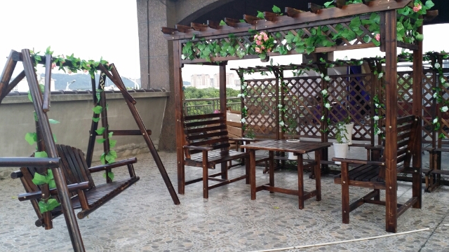 Các nhà sản xuất đặc biệt cung cấp nho khung chống ăn mòn nhà gỗ gazebo gỗ rắn hoa đứng đồ gỗ ngoài trời vườn bảng và ghế vườn leo nho