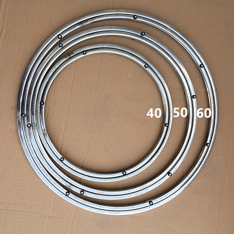 Stainless Steel Turntable Round Table Turn Core Glass Marble Table Dining Room Hotel Base Home Hotpot Bearings Anti Slip