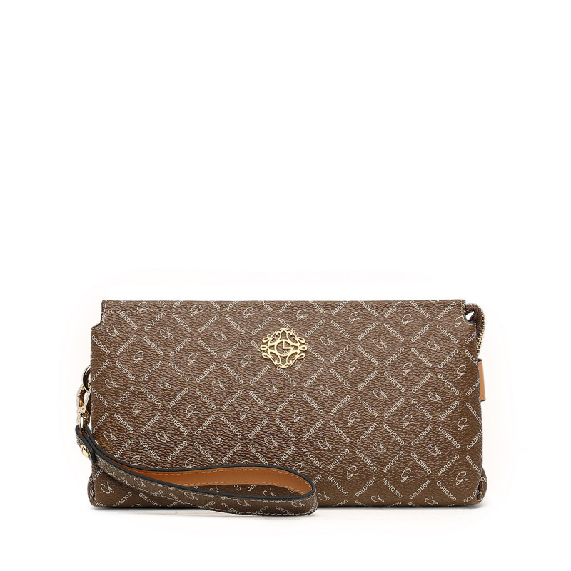 Goldlion【Popular Bestseller】Women's Printed Clutch Bag, Chic Long Wristlet Bag, Handbag, Wallet Gift