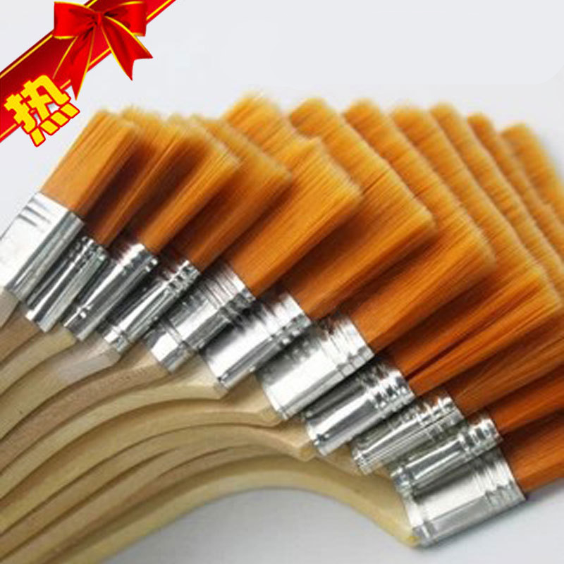 Nylon plate brushed bottom line brush bottom tattox oil painting brush platoon pen (No. 1-12)
