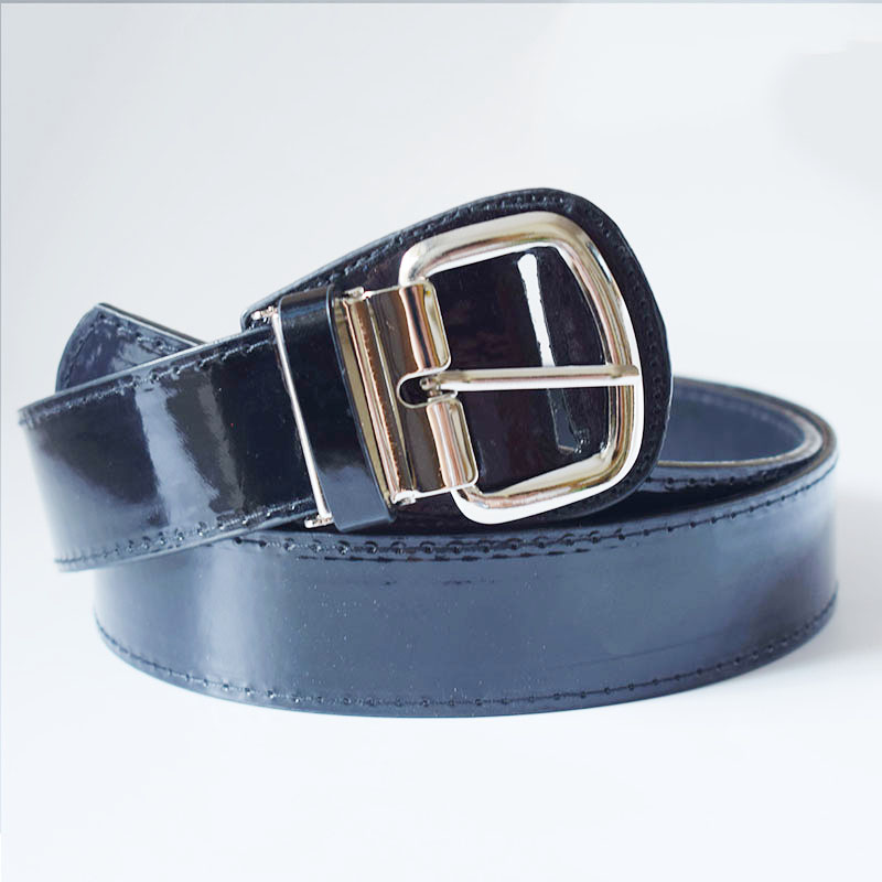 (baseball old character number) baseball belt adult children belt PU lacquered leather Japanese style softball belt-Taobao
