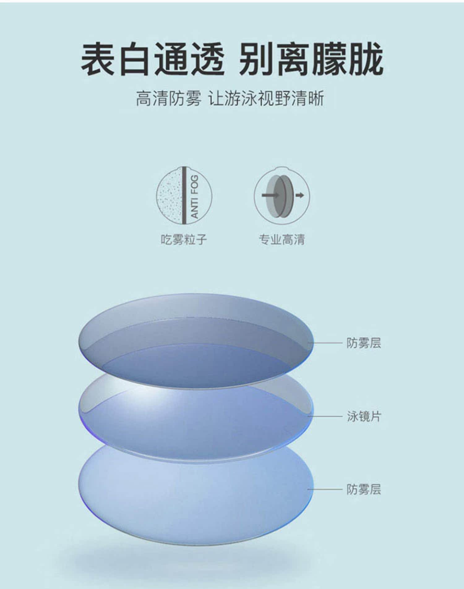 Kính bơi TNZI Tianzi Kính chống cận thị chống nước và chống sương mù cho nam và nữ có kính bơi độ 200 độ 600 độ - Kính râm kính râm nữ chính hãng