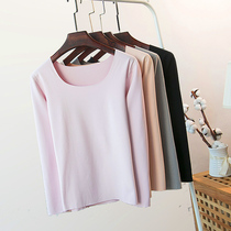 De Ren fever no trace thermal underwear women plus velvet in winter wear flesh color warm one piece of autumn clothes long sleeve thin