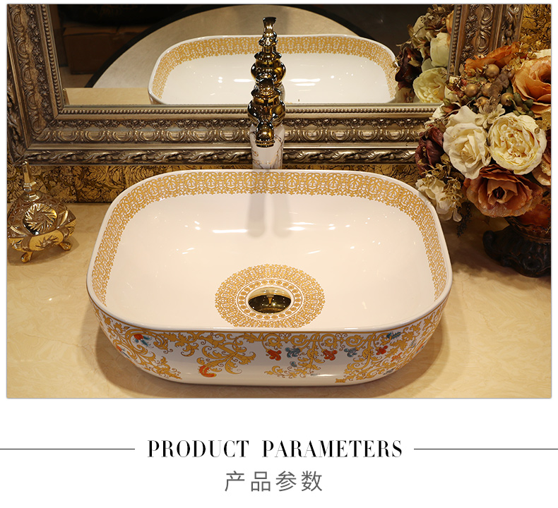 Oval table basin sink toilet lavatory ceramic face basin big size art basin of wash one household