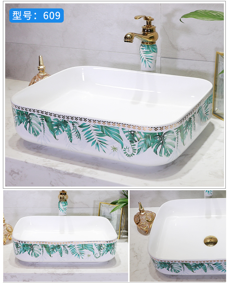 Basin stage Basin art ceramic round the sink the lavatory Basin sink contracted household toilet