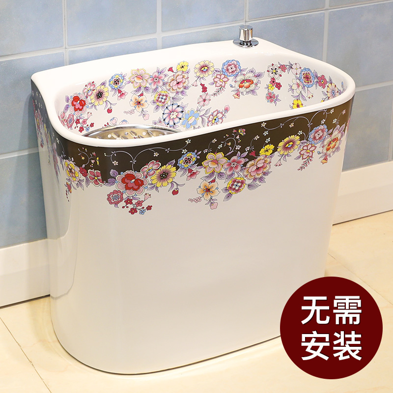 M letters bird bath mop pool mop pool balcony groove ceramic ceramic mop basin large mop mop mop pool pool