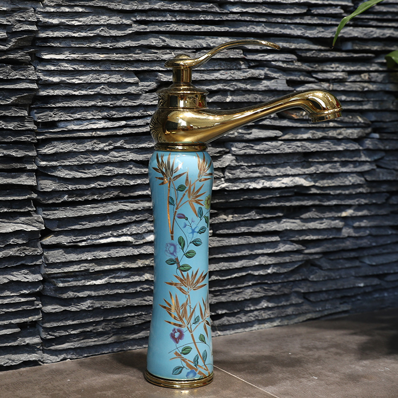 Ceramic stage basin elliptical European art basin sink basin bathroom sinks counters are contracted household