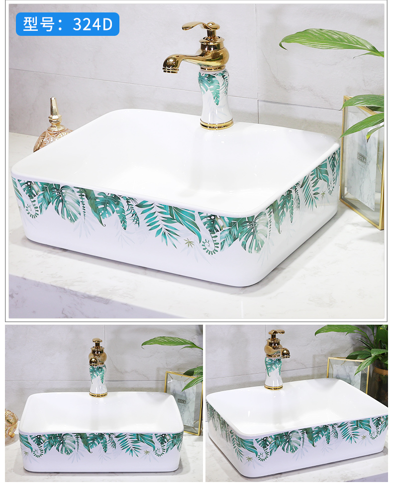 Basin stage Basin art ceramic round the sink the lavatory Basin sink contracted household toilet