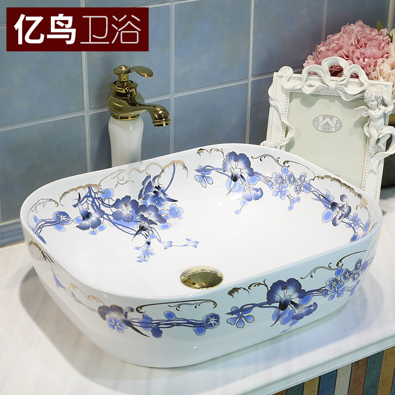 Stage basin to oval on the sink basin ceramic art basin bathroom wash basin