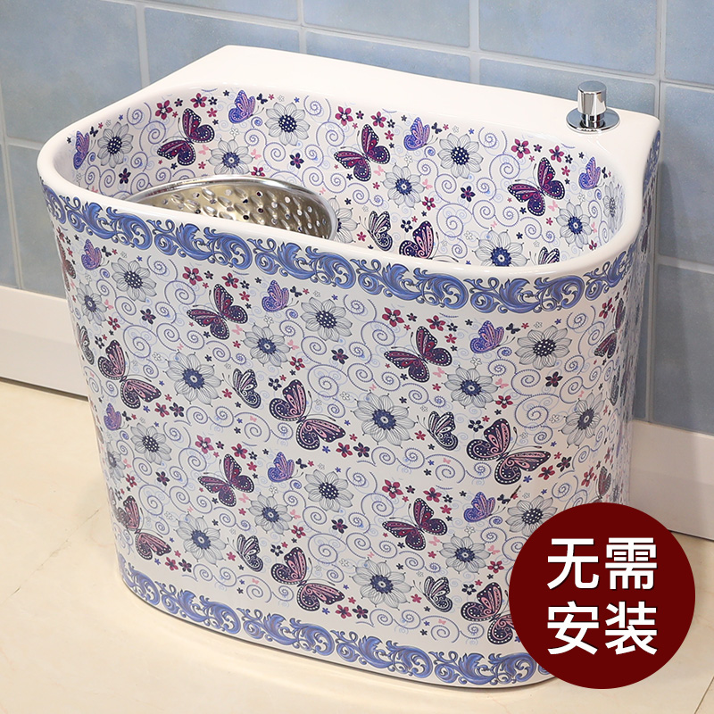M letters birds ceramic wash mop pool mop pool large balcony palmer pool mop pool mop basin bathroom home