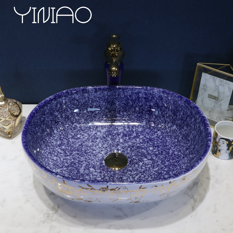 The sink basin bathroom ceramic basin stage basin, square, rectangle household art basin sink